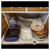 Assorted Baking Dishes, Pyrex, Bundt