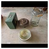 FILE-A-WAY Hampton Metal Glassware Dispenser Bowl