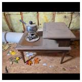 End Table and Fondue Set