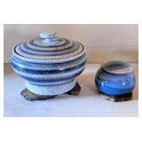 Handcrafted Pottery Lidded Jars