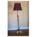 Burgandy Floor Lamp