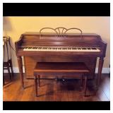 Gulbransen Company Upright Piano and Bench