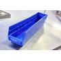 LOT, 1 BOX/12 PCS BLUE STACKABLE PARTS BIN 4"X18"