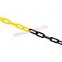 LOT, 3 PCS, PLASTIC 50 FOOT, 1.5" LINK CHAIN
