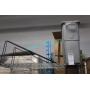 LOT, GARBAGE BIN + 2X METAL GARBAGE BAG HOLDERS