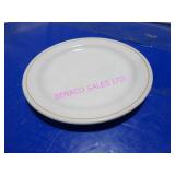 LOT, 37 PCS 9"D STEELITE PLATES