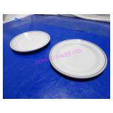 LOT, 44PC ASST SIZE/STYLE STEELITE PLATES  NOTES!