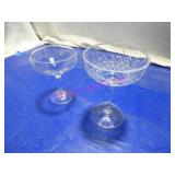 LOT, 19PCS ASST STYLE COUPE COCKTAIL GLASSES