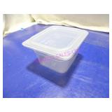 LOT, 15 PCS PLASTIC 1/6TH SIZE INSERTS W/ 11 LIDS