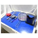 LOT, 2 BIN ASST KITCHEN SUPPLIES  NOTES!