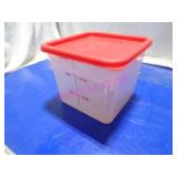 LOT, 11PC 6QT INGREDIENT MEASURE BINS W/ LIDS