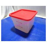 LOT, 11PC 6QT INGREDIENT MEASURE BINS W/ LIDS