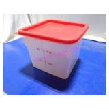 LOT, 10PCS 6QT INGREDIENT MEAUSRE BINS W/ LIDS