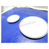 LOT, NEW 4BOX(48PC) V&B ASST SIZE FLAT PLATES