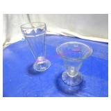 LOT, 18 PCS ASST SIZE SUNDAE GLASSES  NOTES!