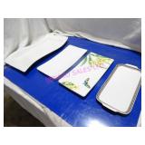 LOT, NEW 8PC ASST SIZE STYLE V&B SERVICE PLATTERS