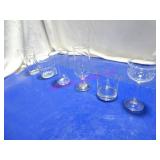 LOT, 34 PCS ASST GLASSWARE  NOTES!