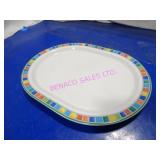 LOT, 3BOX (17PC) V&B 12"X9" OVAL PLATE`