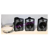 LOT, 5 PCS ASST STYLE PARADIGM SPEAKERS  NOTES!!