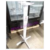 7X, 41"T HIGH TOP MEATL TABLE BASE  NOTES!