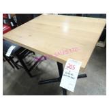 9X, 30"X24"X357"T WOOD TOP TABLE