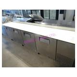 1X, 119"X35" TRUE TPP-119 S/S 4DR PORTA PREP TABLE
