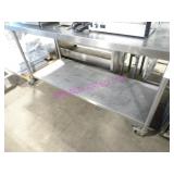 1X, 72"X30" S/S PORTA TABLE W/ U/S & CAN OPENER