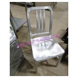 16X, ALUMINUM DINING CHAIRS