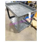 1X, 37"X25.5" GLOBAL 2 SHELF H.D. PORTA CART