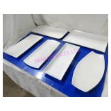 LOT, 19PC ASST SIZE/STYLE RECTANGULAR PLATTER