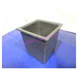 LOT, 12PC 2.1QT RESIN COATED SQUARE SALAD BOWL