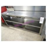 1X, 64"X14" S/S TRIPLE O.H. RACK