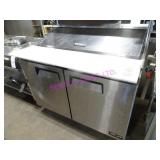 1X, 48.5"X32.5" ATOSA 2DR S/S PORTA PREP TABLE