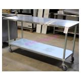 1X,72"X30" S/S PORTA TABLE W/ MOUNT CAN OPENER