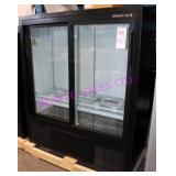 1X, NEW! HABCO COOLER 2 SLIDE GLASS DR. 47"X54"H