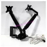 1X, TAYCO DUAL MONITOR ADJ ARM MOUNT
