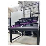 1X, SINCO YD-4009 SINGLE SIDE VEG RACK W/ BASKETS