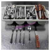 LOT, 210 PCS. ASST. CUTLERY W/ TRAY *NOTES!*