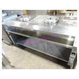 1X, 71" 5 WELL STEAM TABLE W/ INSERTS