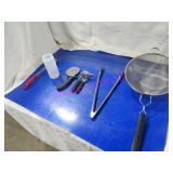 LOT, 1 BIN ASST KITCHEN SUPPLIES  NOTES!