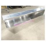 1X, 84"X12" S/S DOUBLE O.H. WALL SHELF