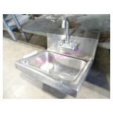 1X, S/S HAND WASH SINK