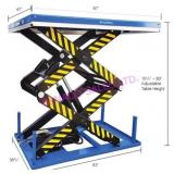 1X, 47"X67" GLOBAL 8800LB H.D. SCISSOR LIFT TABLE