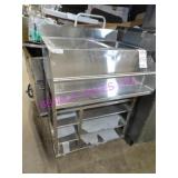 1X, 30.5"X25.5"X42"T 2 WELL S/S COCKTAIL SINK NOTE