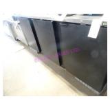 1X, 95.5"X28" BK BB-3-95 3DR BACK BAR BEER COOLER