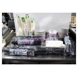 LOT, CONTENTS OF SHELF, TAKE OUT SUPPLIES