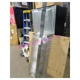 1X, 48"X18"X73"T 5 SHELF CHROME WIRE RACK