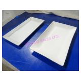 LOT, 37PCS ASST SIZE PLATTERS  NOTES!