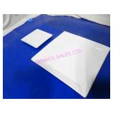 LOT, 26PC ASST SIZE SQUARE PLATES  NOTES