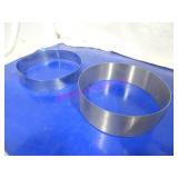 LOT, 13 PCS S/S 10.25"D CAKE ROUNDS